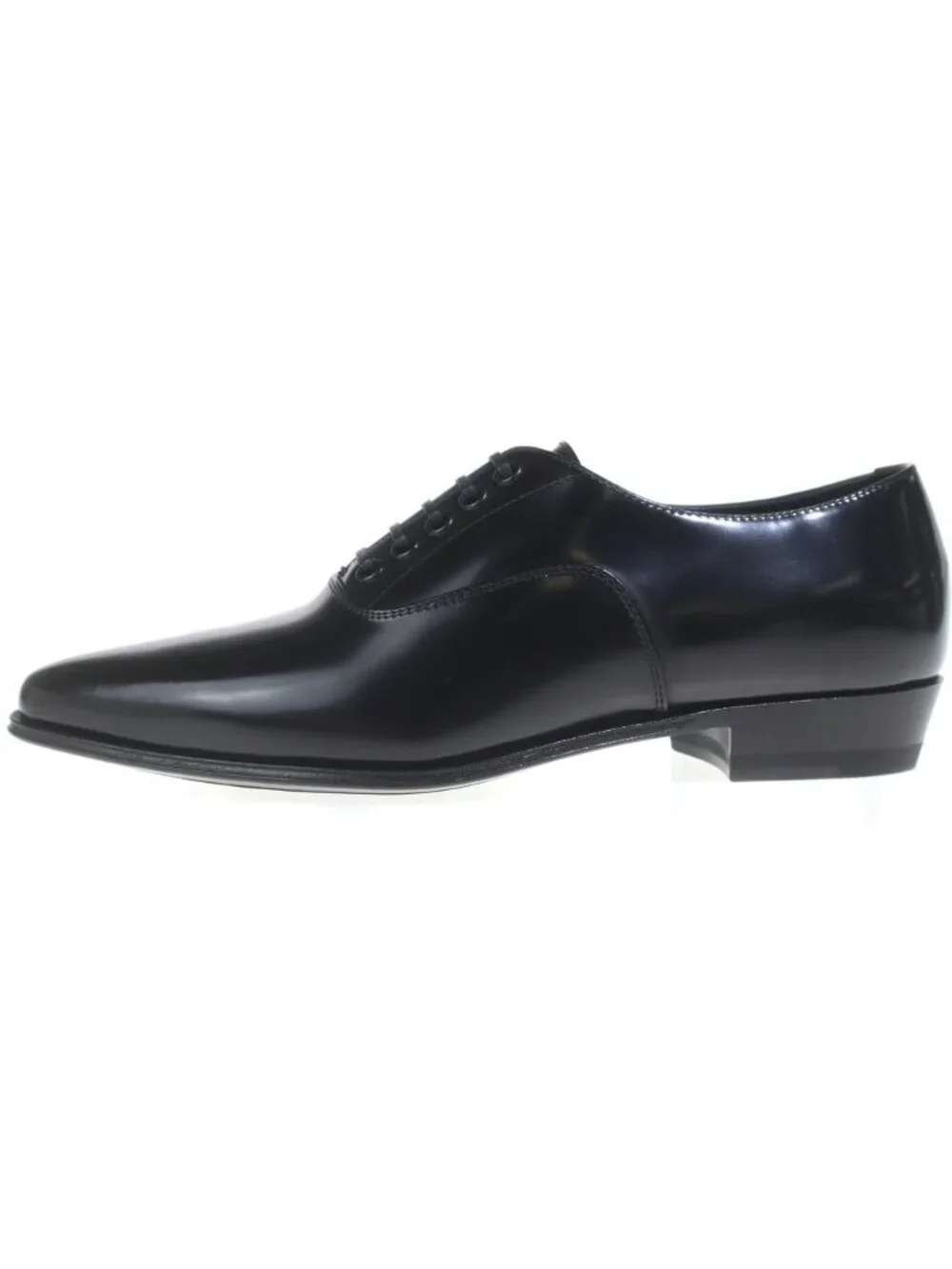 Celine Jackno Oxford Leather Shoes Black